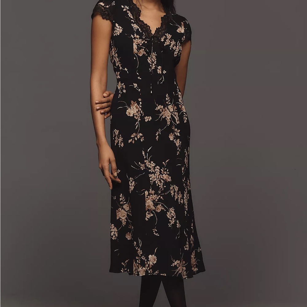 New Anthropologie Reformation Tiffie Midi Dress Size 6